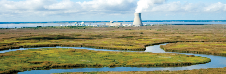 A Nuclear Cooling Tower in the distance