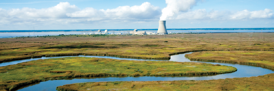 A Nuclear Cooling Tower in the distance