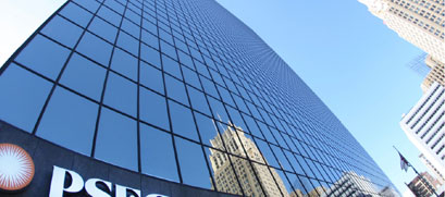 Picture of PSEG Headquarter is shown, Newark NJ.